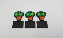 Pingente Emborrachado de Flores com Im�