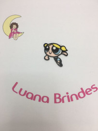 Pingente Super poderosas de Acr�lico Uv 4cm - Pct C/6unid