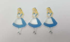 Aplique da Alice em Acr�lico Uv com 5cm