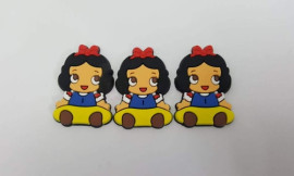 Aplique da Branca de Neve Baby Emborrachado de 2,6cm