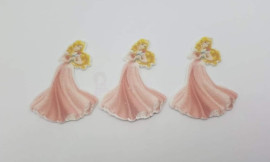 Aplique da Princesa Aurora em Acr�lico Uv com 5cm